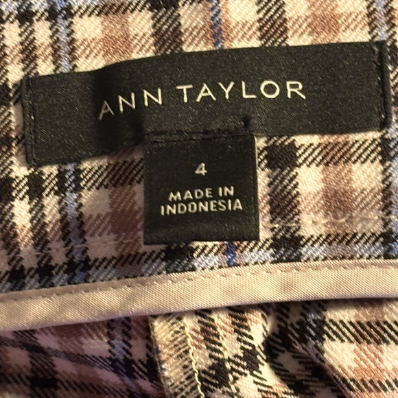 Ann Taylor plaid pants - Picture 3 of 3